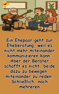 Lustiger Musikerwitz über Eheberatung