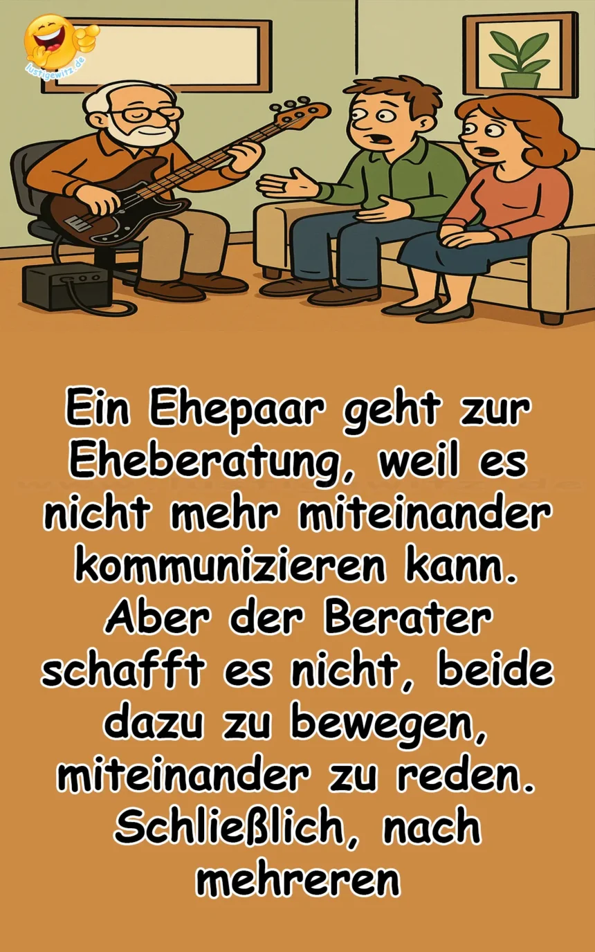 Lustiger Musikerwitz über Eheberatung